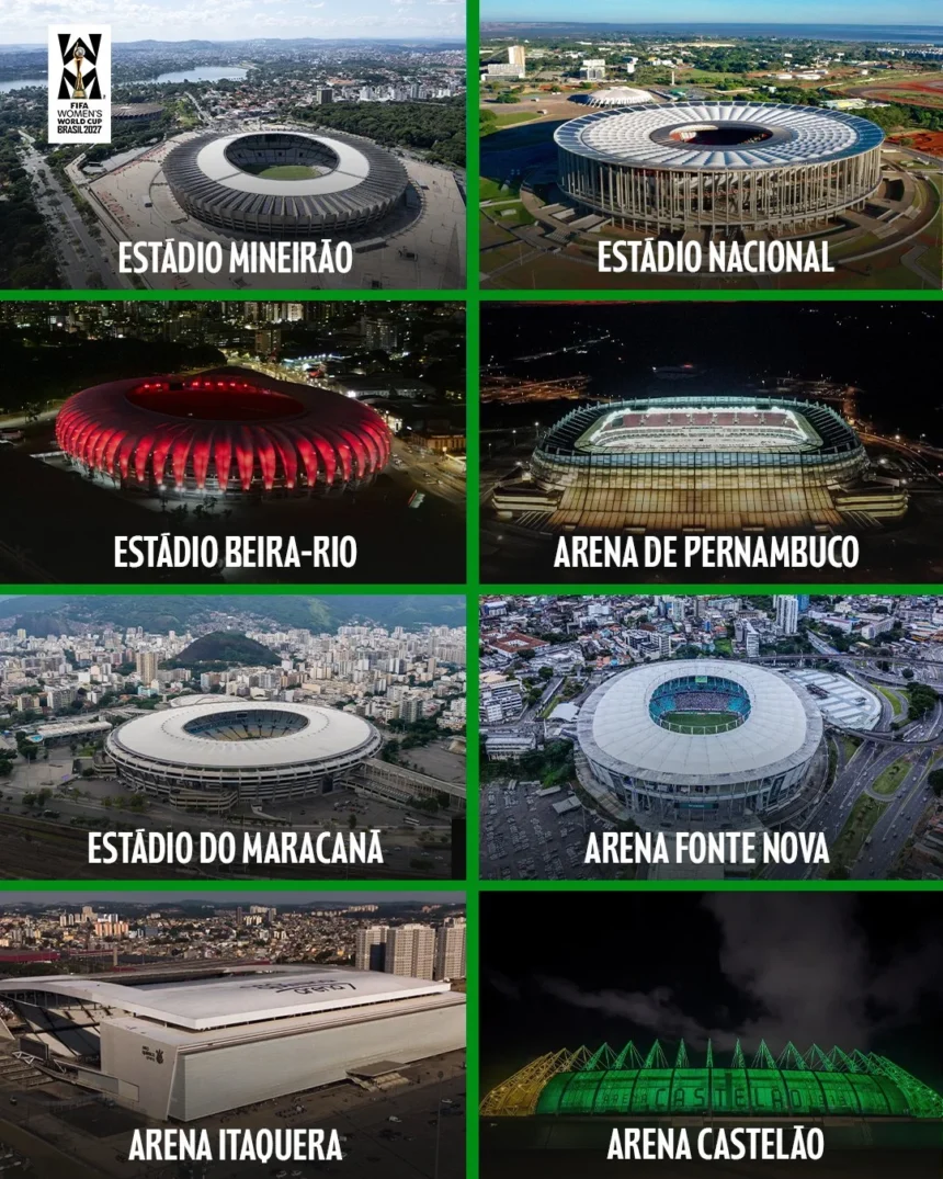 FULL LIST: Eight stadiums set to host 2027 Women’s World Cup in Brazil