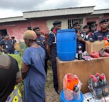 NSCDC busts fake juice factory in Lagos, arrests two