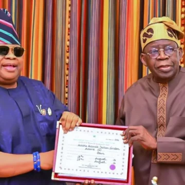 tinubu and adeleke Wike Reveals Why Adeleke Thanked Tinubu After Osun Election Victory
